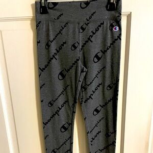 Young girls gray slacks athletic wear